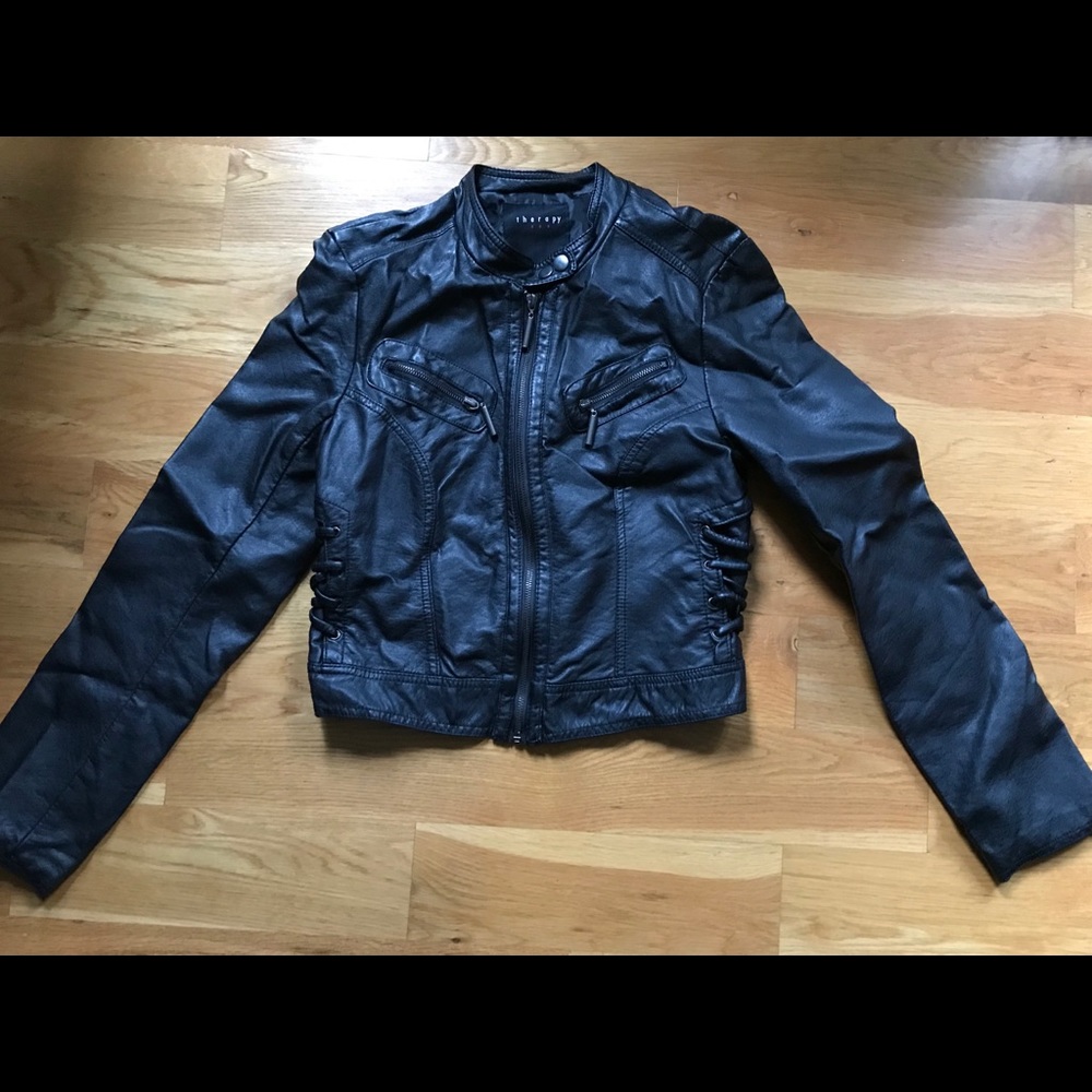 Motorcycle Crop Jacket